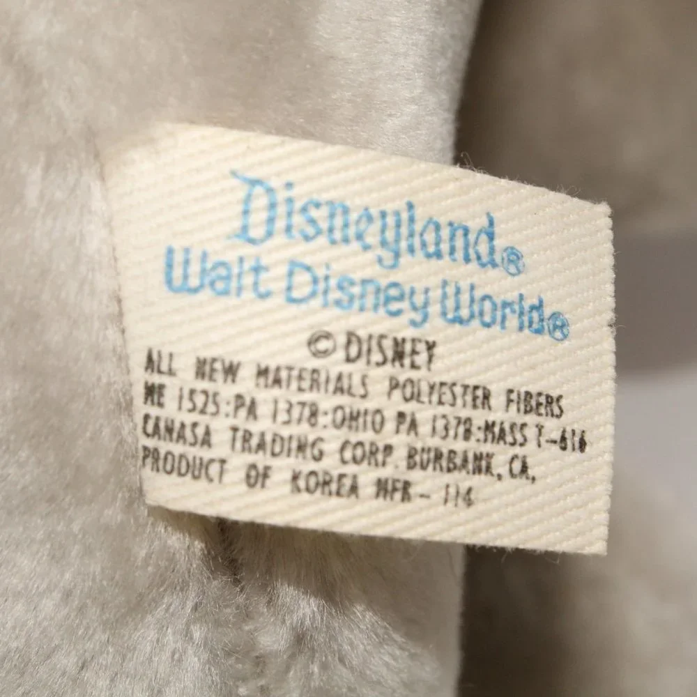 Vintage Disney World Resort Disneyland Dumbo Elephant Plush Stuffed Toy Big Ears - Picture 4 of 4